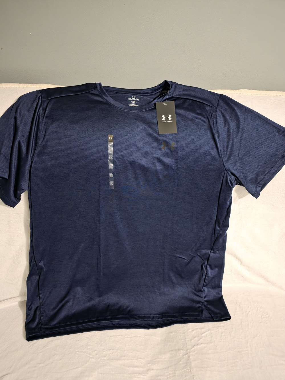 Under Armour Men's Short Sleeve Performance Tee - Navy Blue